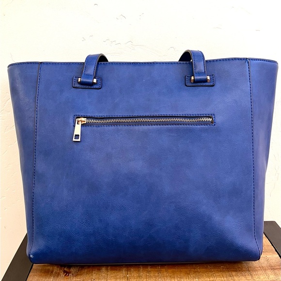 Sole Society Blue Laptop Tote NEW - Picture 3 of 9